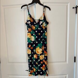 Leith Floral Spaghetti Strap Dress